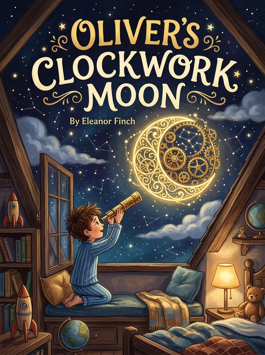 Oliver's Clockwork Moon - Children's Early Reader Book