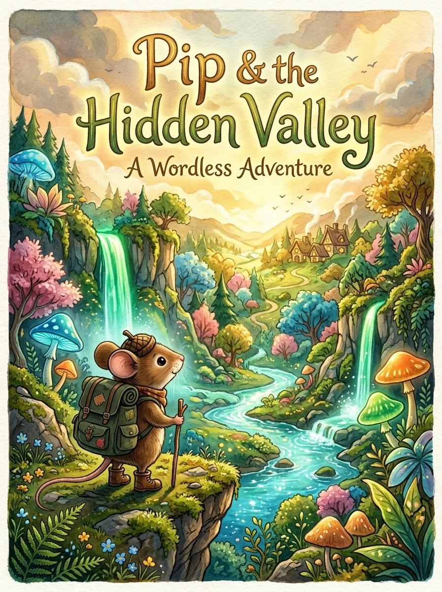 Pip & the Hidden Valley - Wordless Picture Book