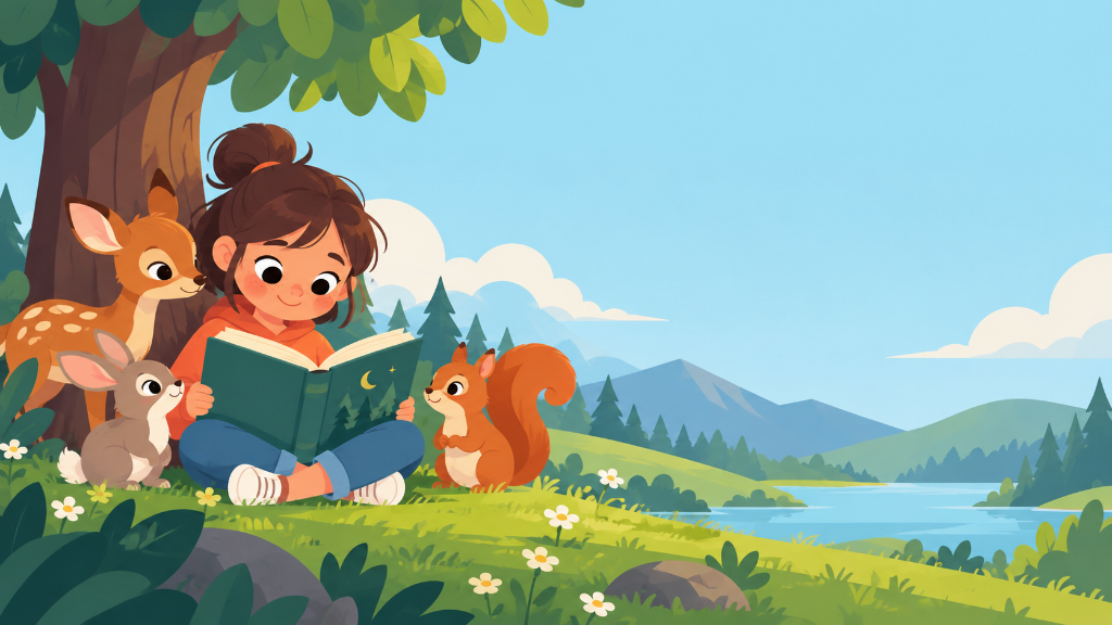 Flat Digital & Vector Children's Picture Book Illustration