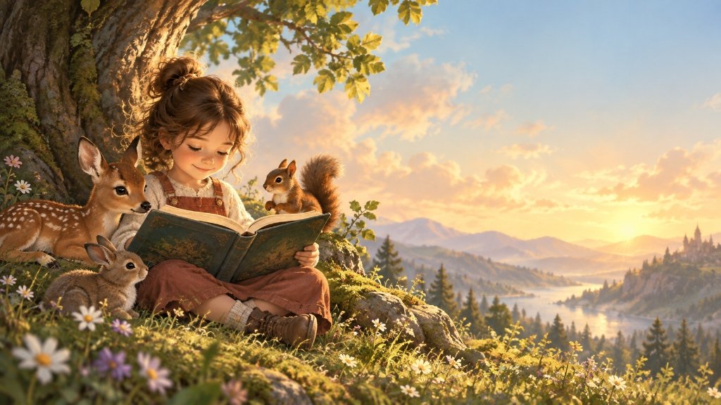 Painterly & Realistic Children's Picture Book Illustration