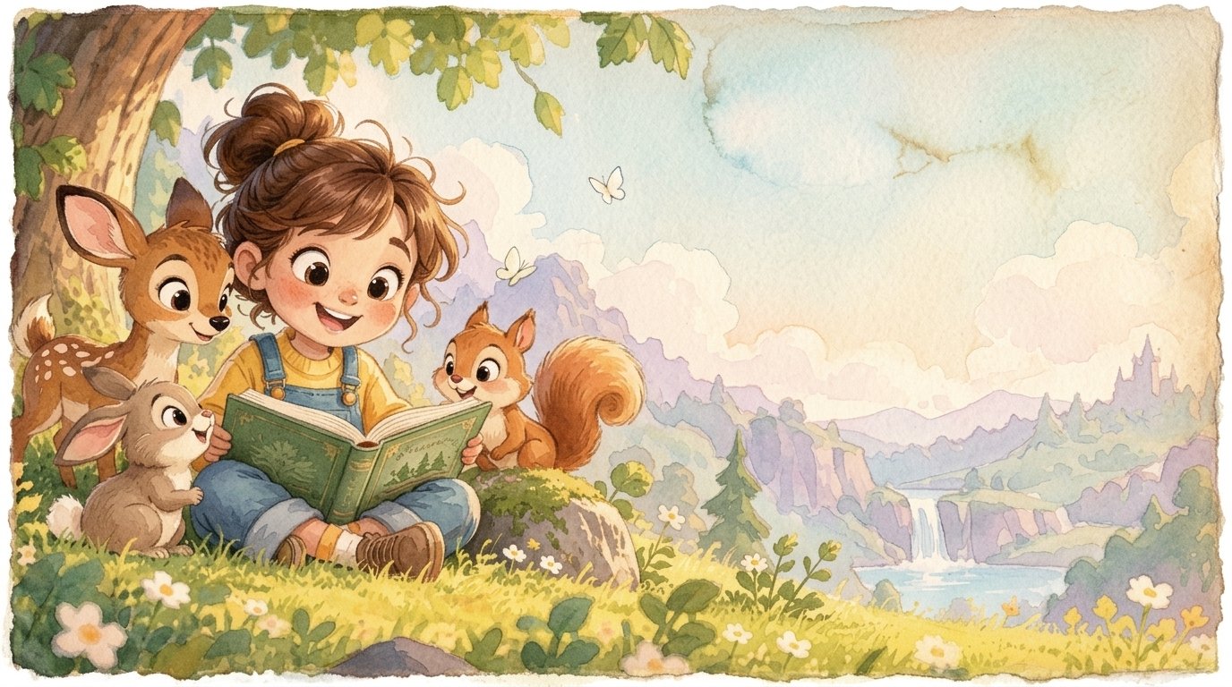 Watercolor & Gouache Children's Picture Book Illustration